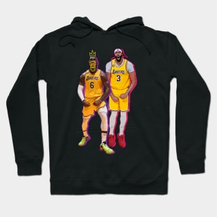 Lebron and Anthony Davis : king and Ad Hoodie